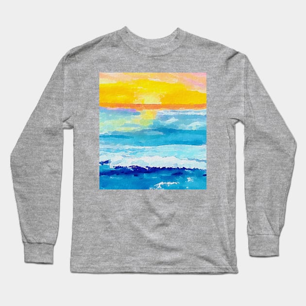 cold sea Long Sleeve T-Shirt by Hendy22